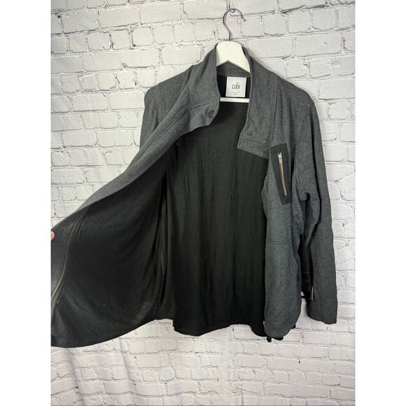 Cabi Carol Modern Full Mesh Paneled Jacket gray and black Medium - Picture 6 of 10